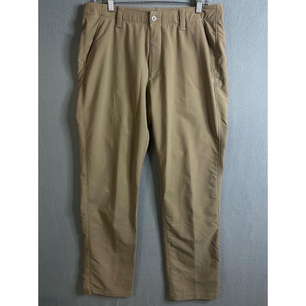 Under Armour Pants Men's‎ 34 Golf Pants Performance Chino Khaki Lightweight
